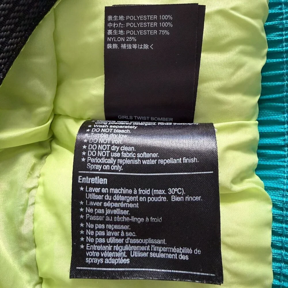 Girls BURTON Dryride MD Teal Ski Snowboard Hooded Jacket Small
